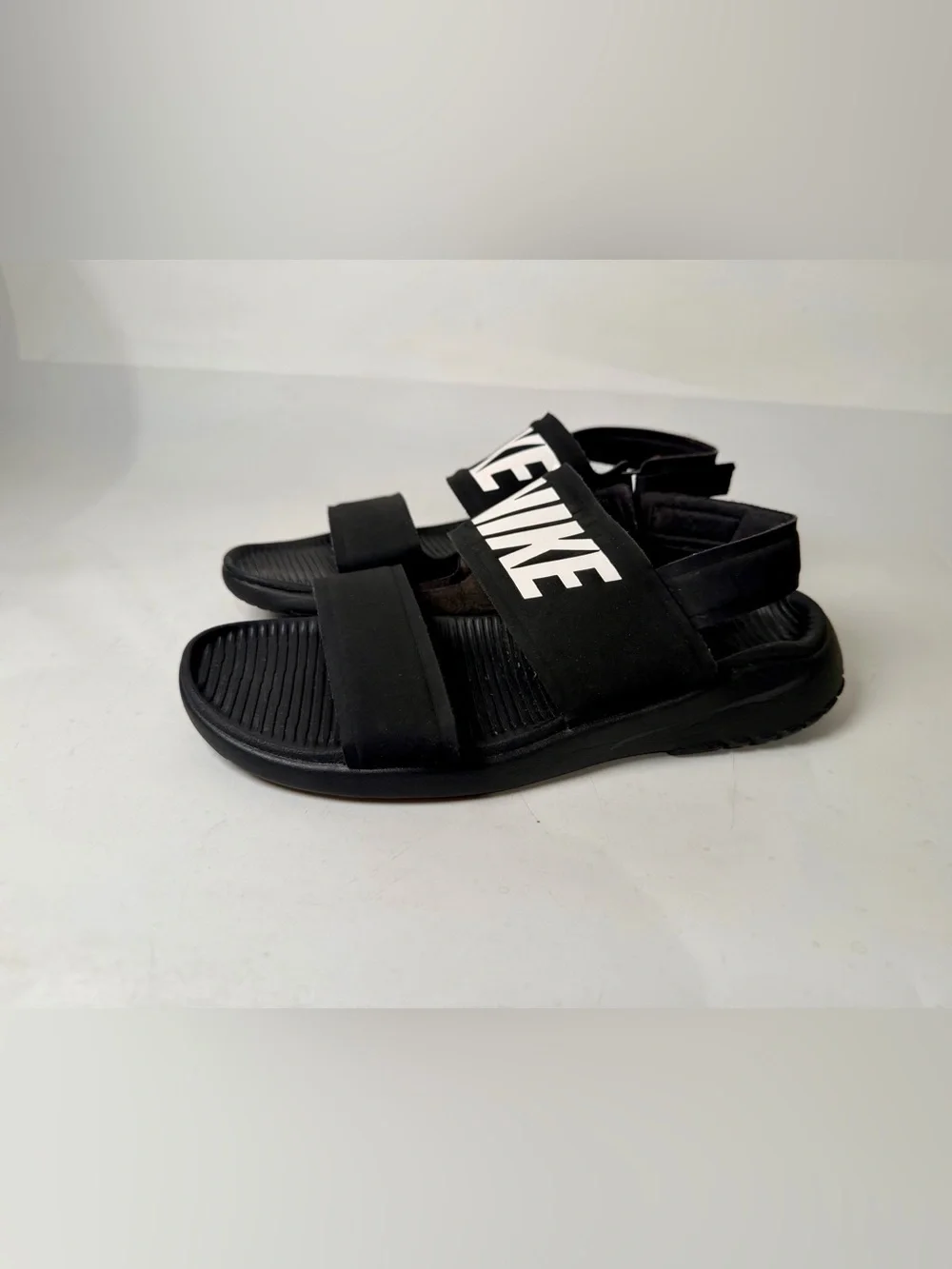 Nike Tanjun Sandal Black/White 882694-001 Women's Shoes Size 8